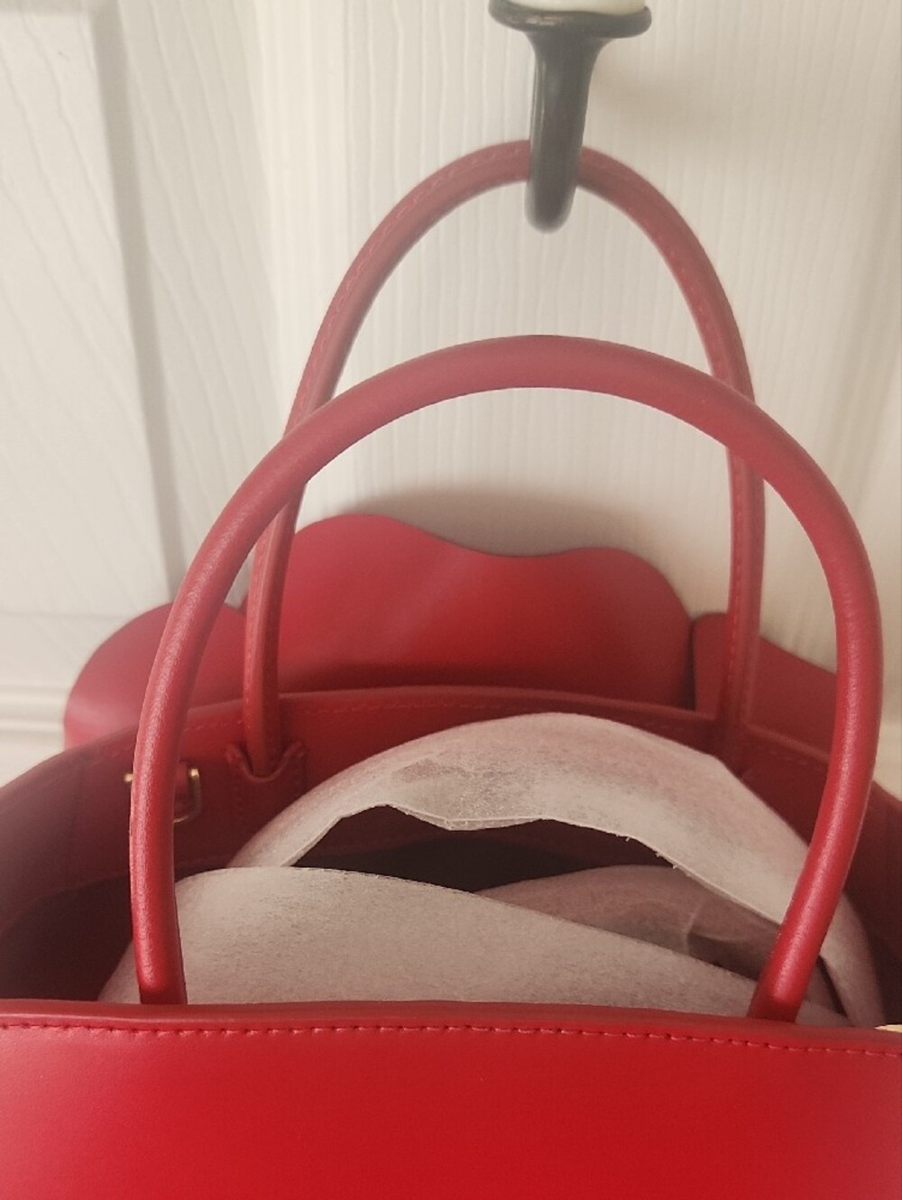 Red Rose Appliqué Mini Handbag - Women Mini Bag - Picture 3 of 3